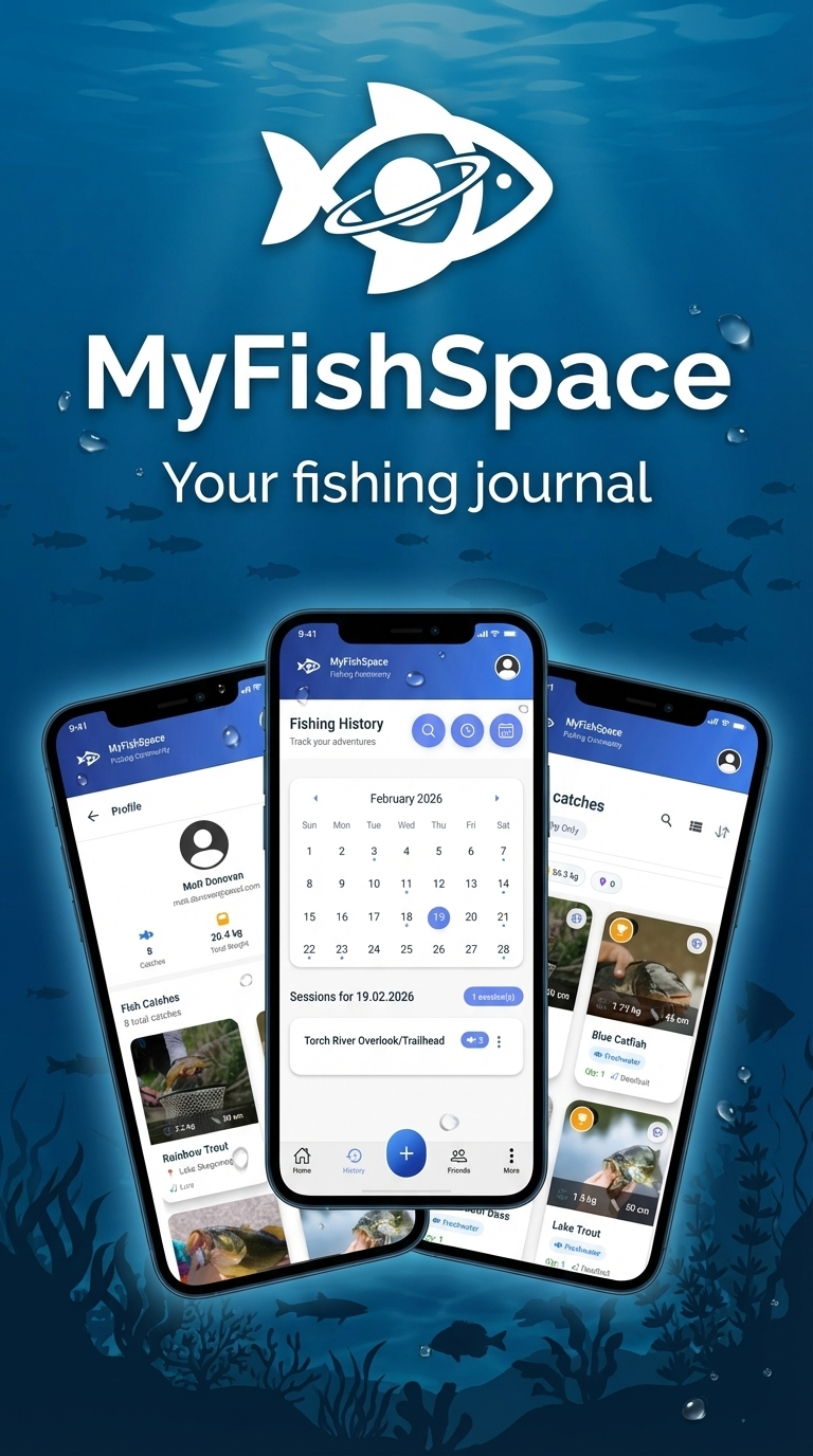 MyFishSpace app home screen